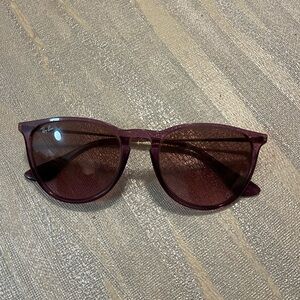 Authentic Ray-Ban Violet Erika Sunglasses